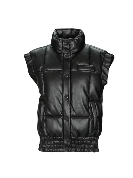 Puh brezrokavnik Guess črna