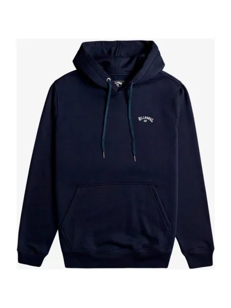 Bluza z kapturem z małym logo Billabong Arch ciemnoniebiesko-biała S biała