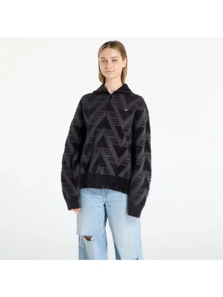 Pulover adidas Knit Hz Black XS negru