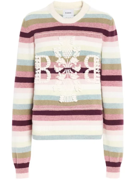 Pulover Barrie din cașmir roz