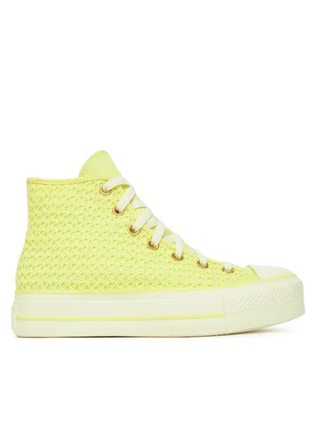 Converse Кеди Chuck Taylor All Star Lift Platform Knit жовтий