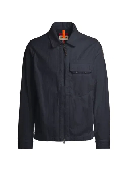 Geacă Parajumpers de catifea cord albastru