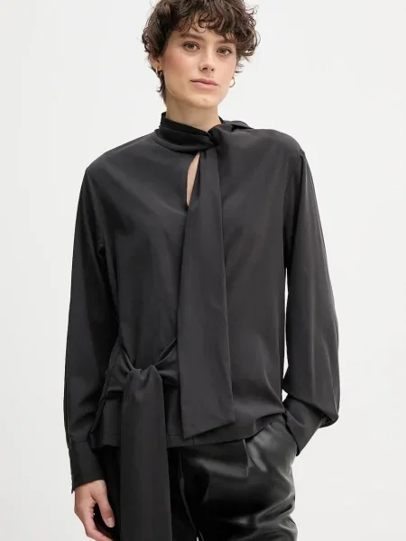 Sandro Ferrone bluză uni negru