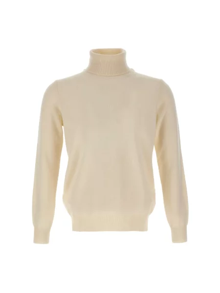 Sweter Kangra wełniany biały