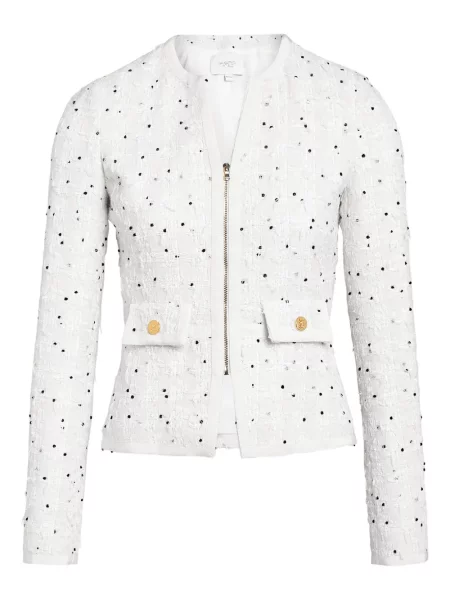 Geacă Giambattista Valli cu buline alb