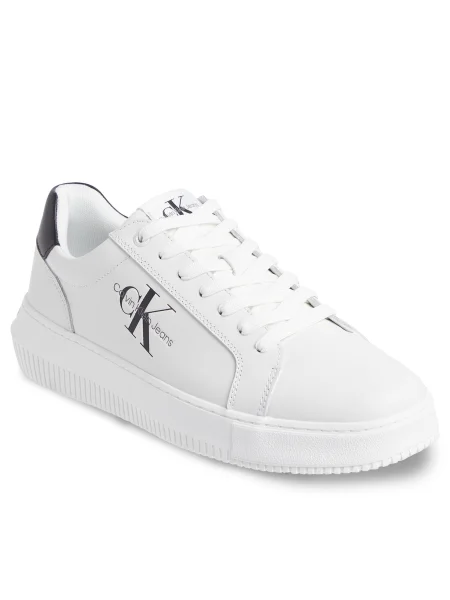 Chunky félcipo Calvin Klein Jeans fehér