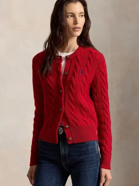 Polo Ralph Lauren cardigan pentru femei din lână
