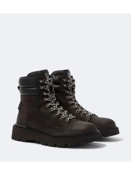 Botine Bogner din piele de căprioară maro