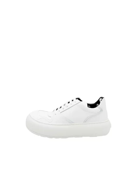Sneakersy Moschino skórzane białe