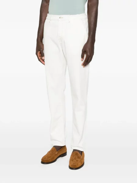 Pantaloni Canali alb