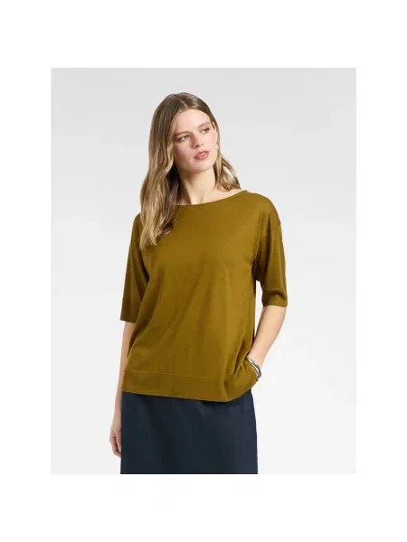 Sweter Elena Miro' z lyocellu zielony