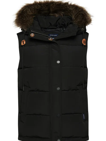 Superdry & Co Vestă Everest' negru