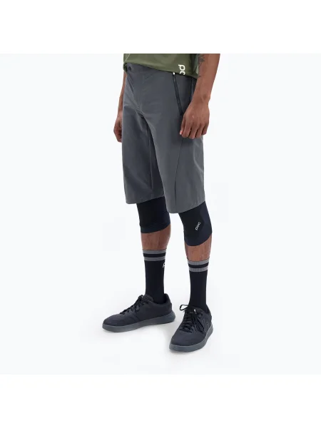Pantaloni scurți de ciclism pentru bărbați POC Essential Enduro sylvanite grey gri