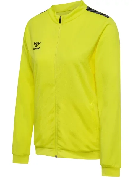 Bluza dresowa z zapinana na Hummel Authentic żółta