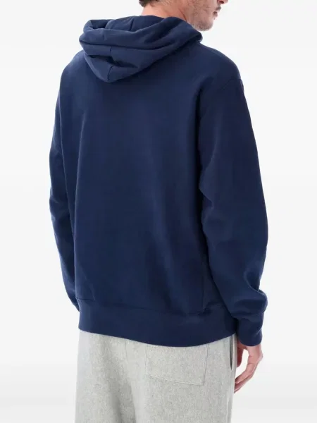 Hoodie Champion με κέντημα με κορδόνι μπλε