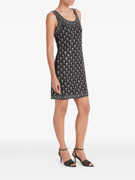 Мини рокля Temperley London черно