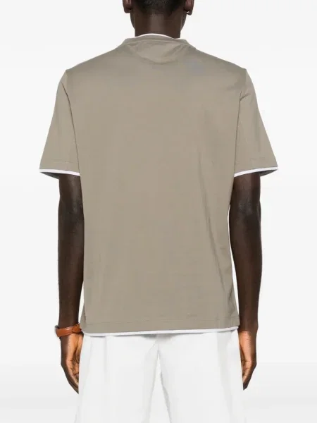 Tricou Brunello Cucinelli verde
