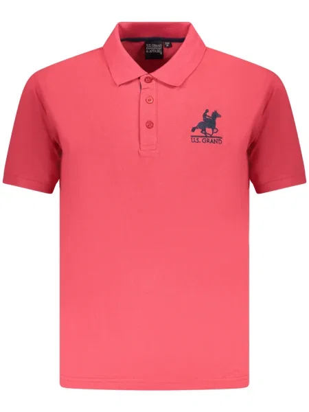 Polo U.s. Grand Polo cu mâneci scurte roșu