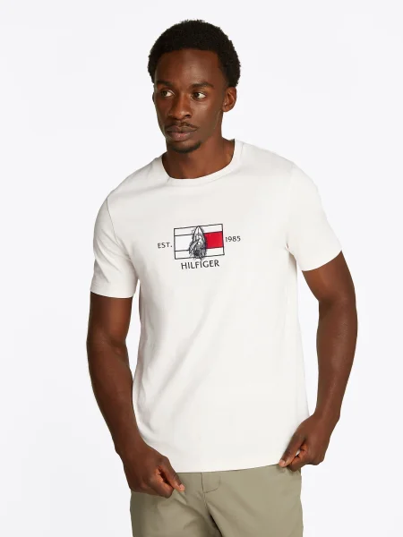 Tommy Hilfiger kratka majica bež