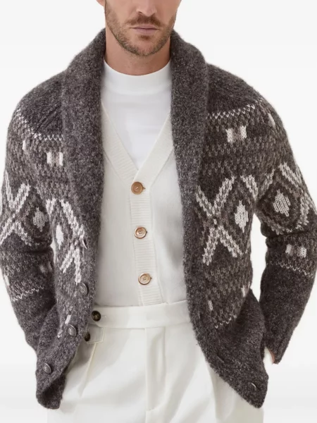 Cardigan Brunello Cucinelli din cașmir