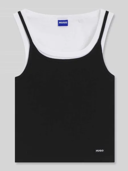 Top Hugo Blue czarny