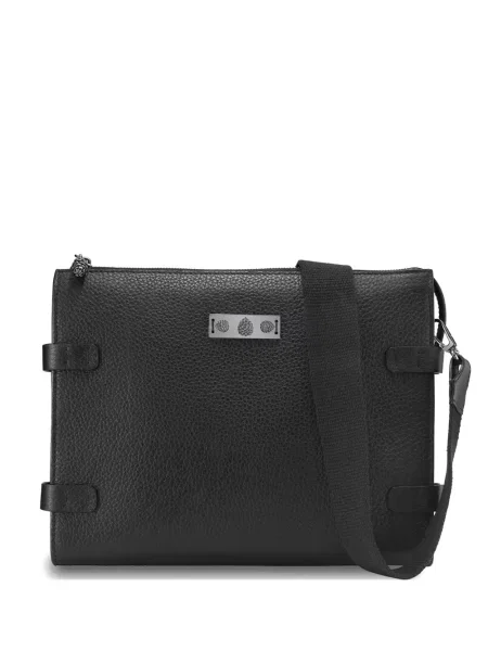 Geanta crossbody Tyler Ellis din piele negru
