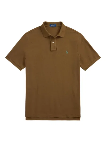 Szerokie polo Polo Ralph Lauren z przetarciami w paski czarne