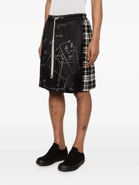 Pantaloni scurți Rick Owens negru