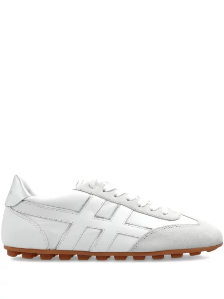 Sneakerși Hogan din piele alb