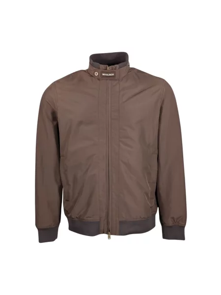 Kurtka bomber Woolrich brązowy