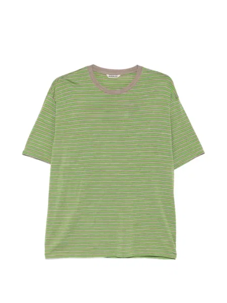 Tricou Auralee de lână verde