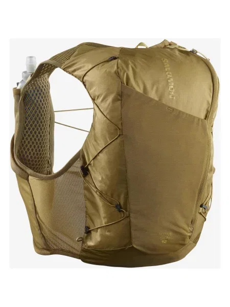 Kamizelka do nawadniania Salomon Active Skin 12 brązowy khaki S zielona