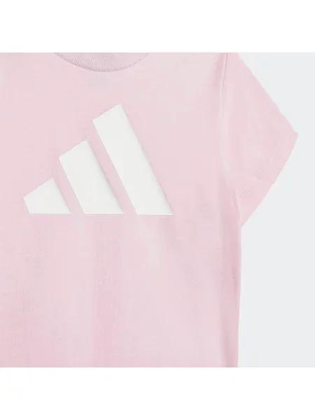 Spodenki i koszulka dla dzieci ADIDAS różowa