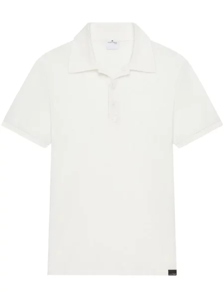 Polo Courreges plasă alb