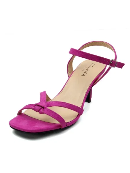 Celena Sandale cu baretă Chizitelu fucsia