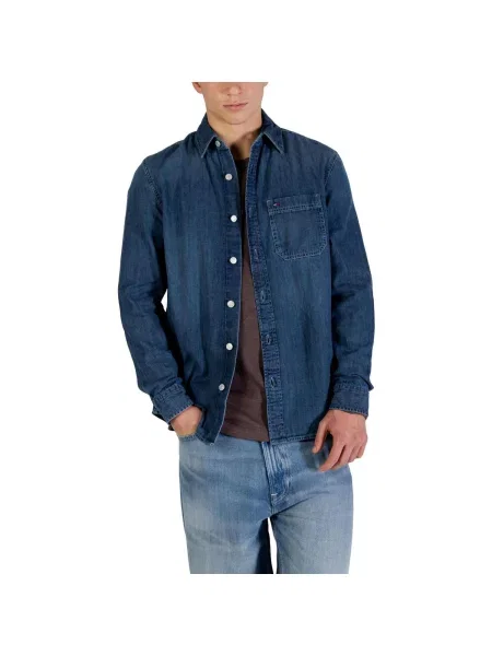 Košulja Tommy Hilfiger Jeans plava
