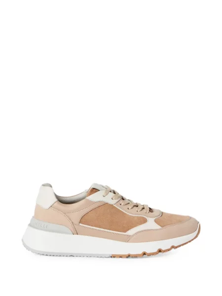 Sneakerși Brunello Cucinelli din piele de căprioară