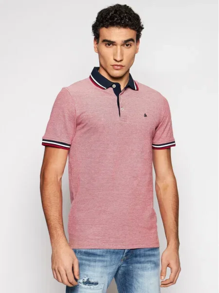 Jack&Jones Tricou polo Paulos roșu