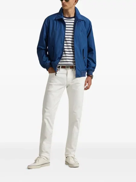 Șapcă Polo Ralph Lauren cu broderie din țesătură twill în carouri albastru