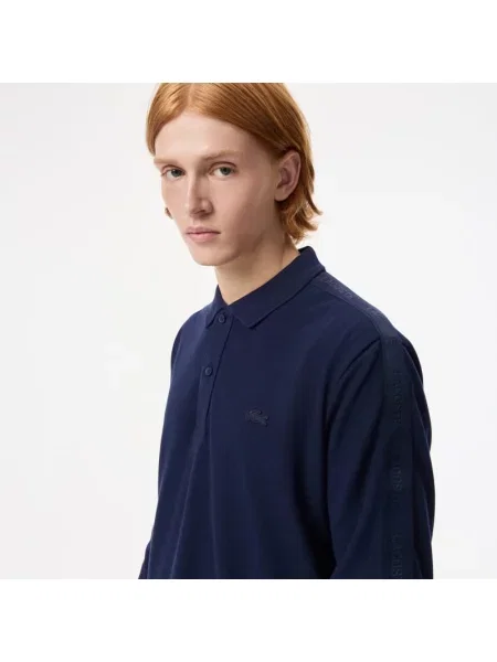 Поло Lacoste синее