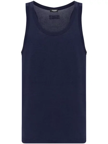 Cămașă Dsquared2 cu broderie albastru