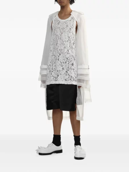 Palton Comme Des Garcons Homme Plus alb