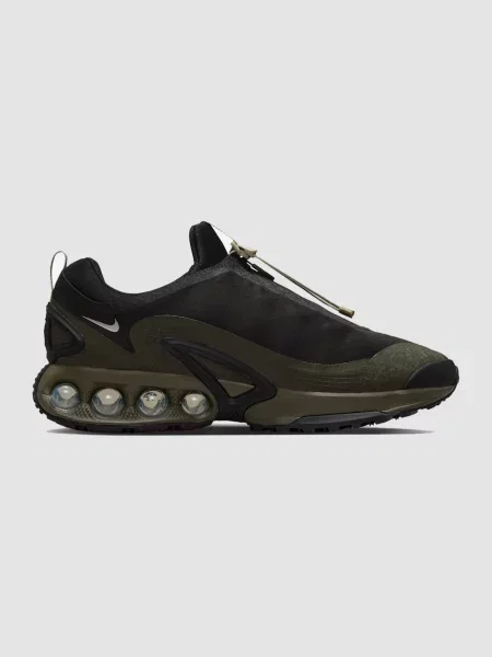 Кожаные повседневные кроссовки Nike Air Max черные