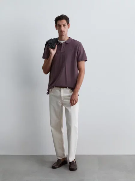 Scalpers Tricou burgundy roșu