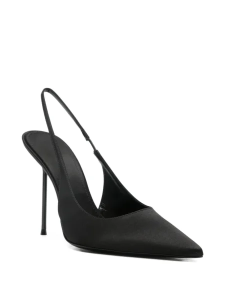 Pantofi cu toc Paris Texas slingback negru