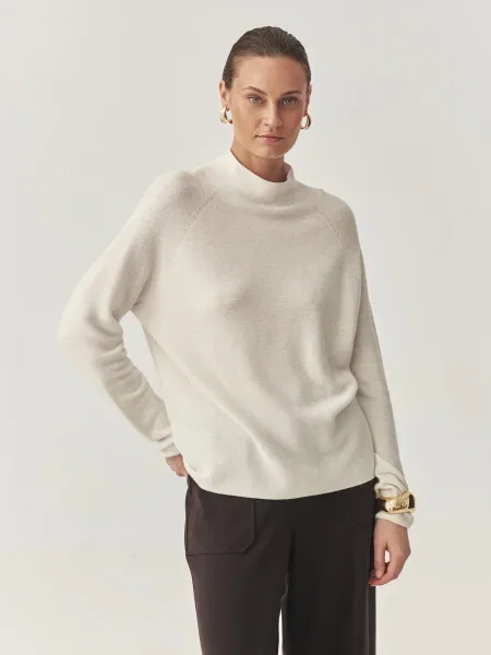 TATUUM Pulover JOLIE murdar alb