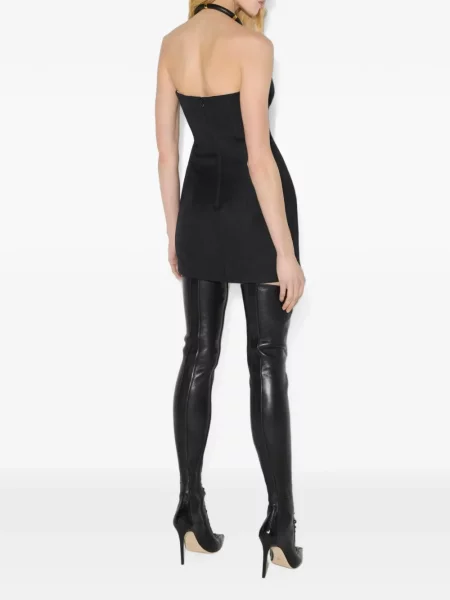 Rochie mini Elisabetta Franchi de lână negru