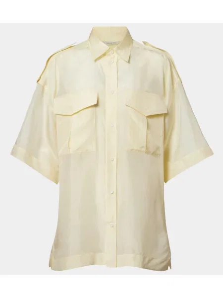 Svilena košulja Phoebe Philo bijela