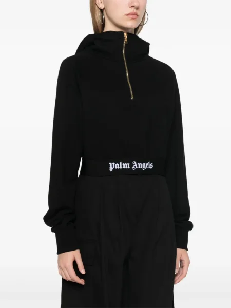 Суичър с качулка Palm Angels черно