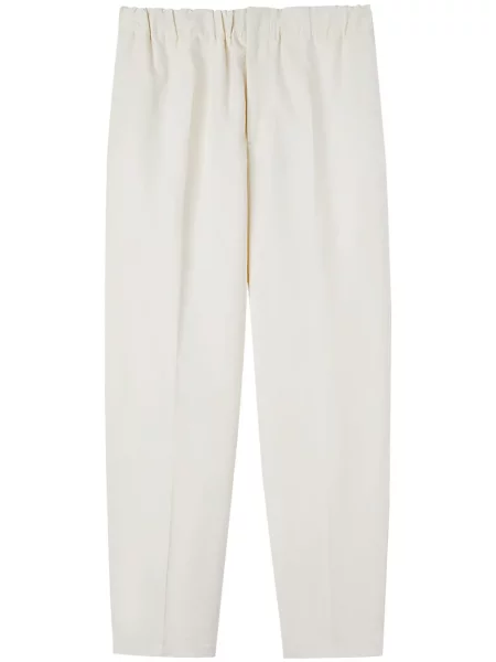 Pantaloni Jil Sander alb